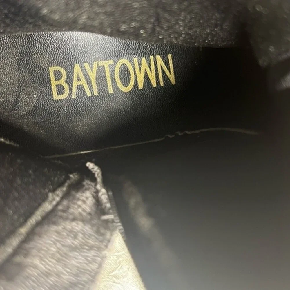 BAYTOWN QUALITY SHOES , BOOTS FOR MEN ZIPPER SIDE COLOR BLACK SIZD 11 WIDE